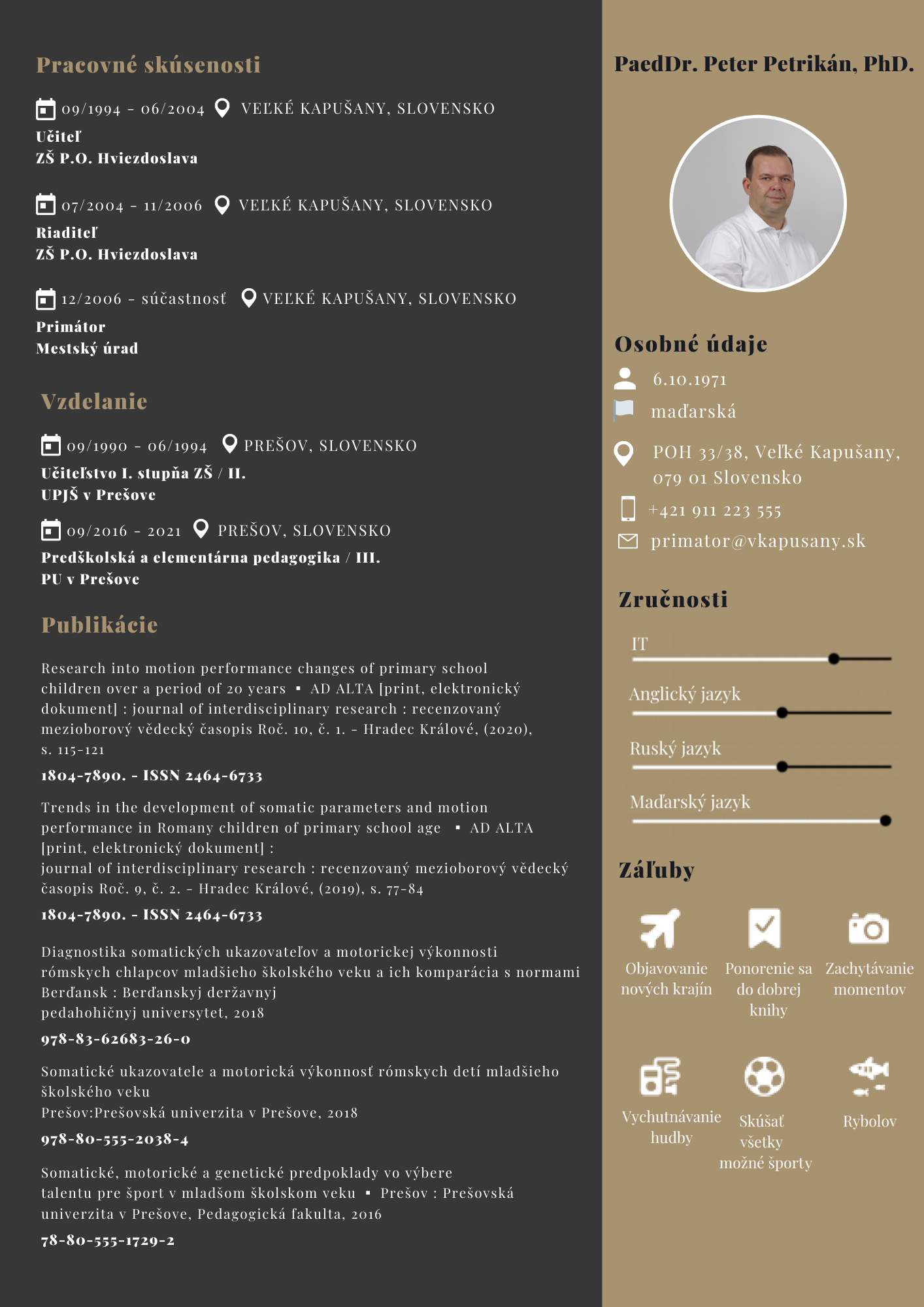 Curriculum vitae